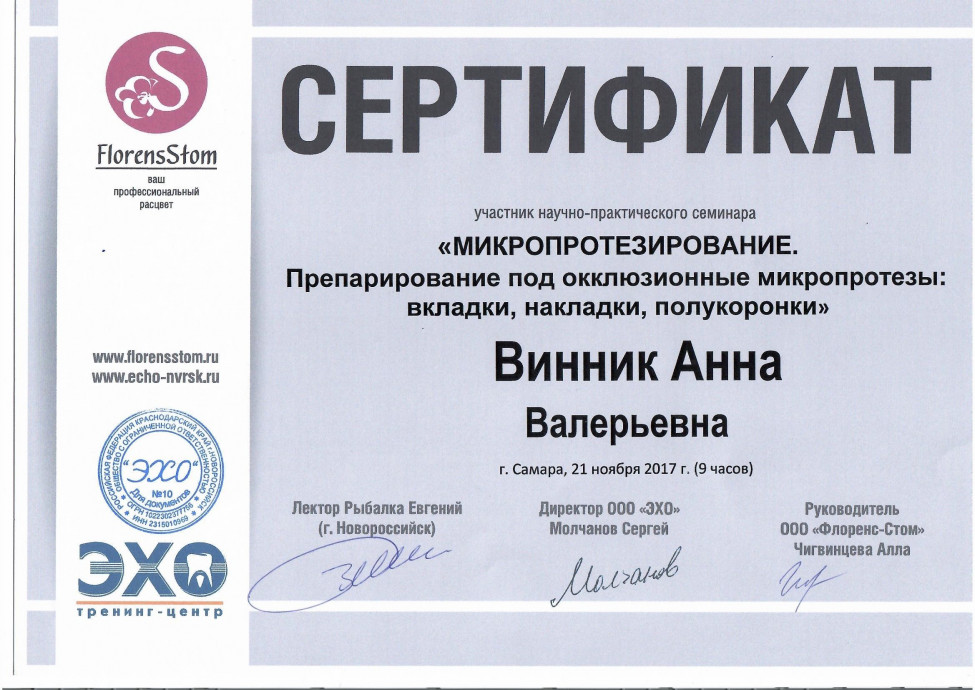 Винник Анна Валерьевна 16