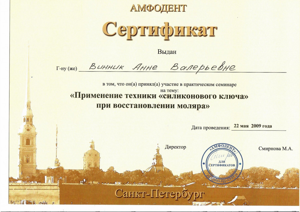 Винник Анна Валерьевна 20