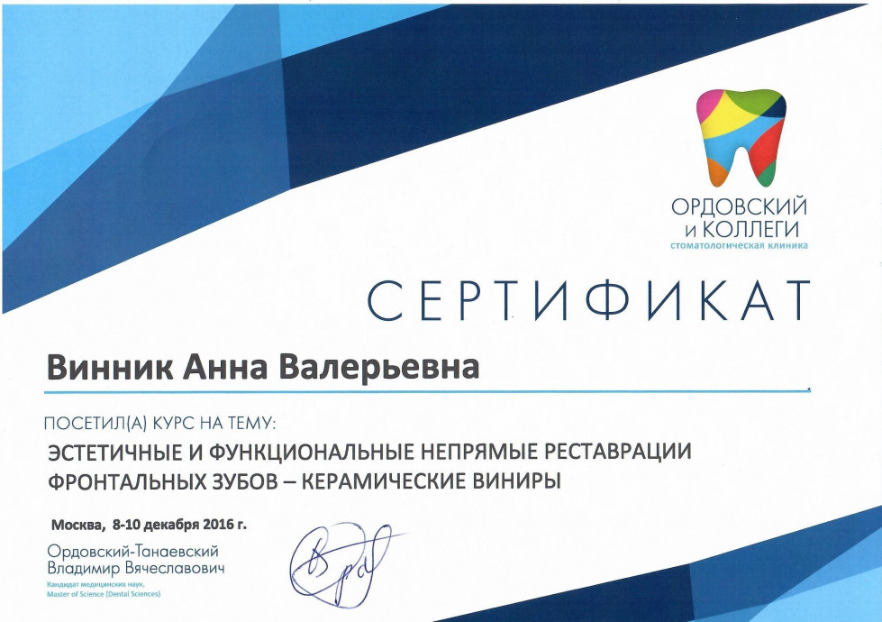 Винник Анна Валерьевна 27